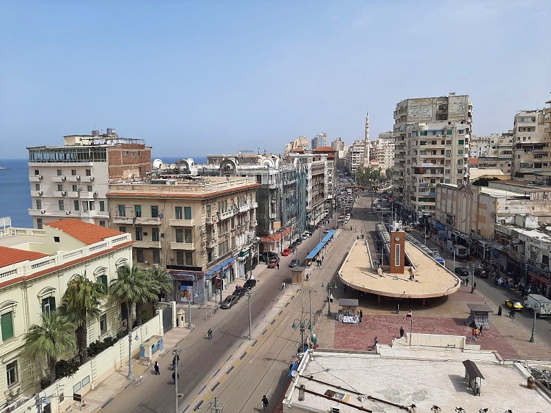 alexandria rooftop view