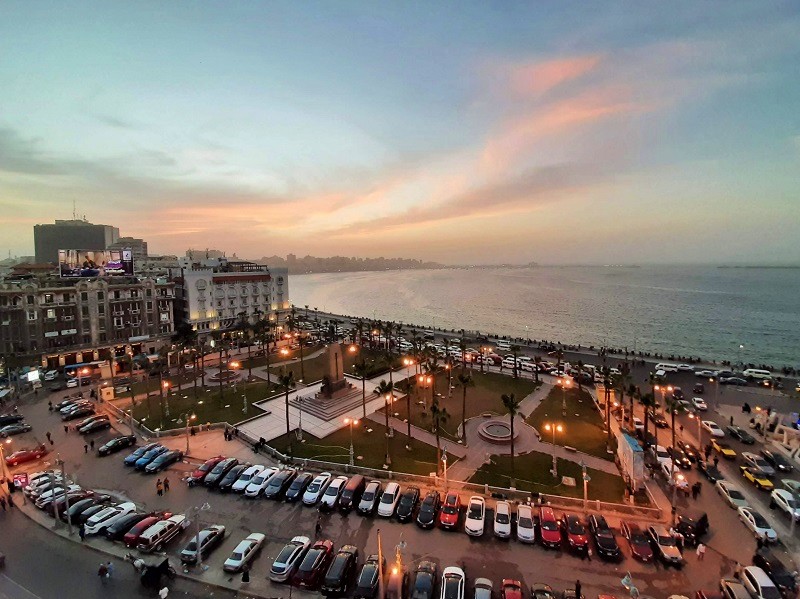 alexandria sunset twilight