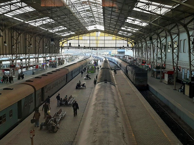 train shed cairo ramses railway station