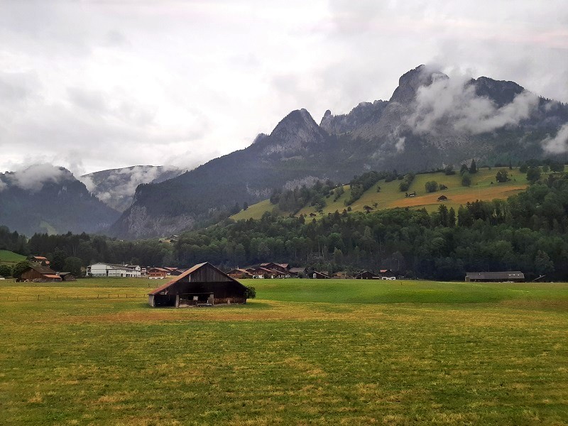 mountain view switzerland