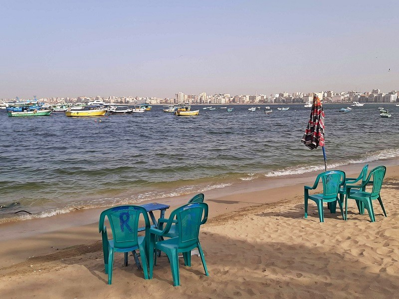 tea stall beach