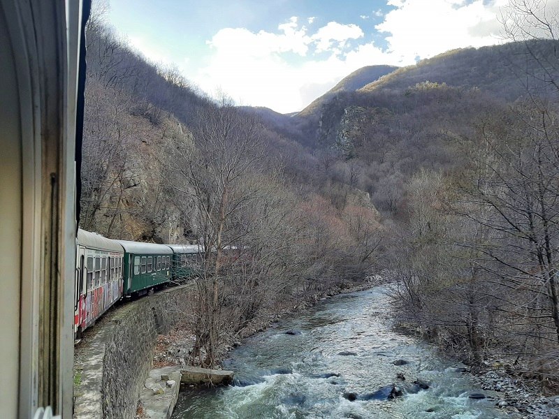 rhodopes narrow gauge railway line bulgaria train