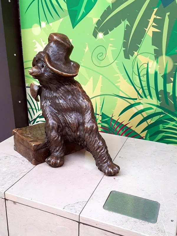 paddington bear statue