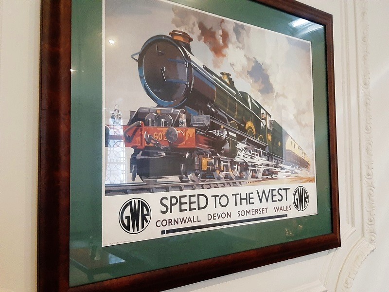 gwr poster steam locomotive