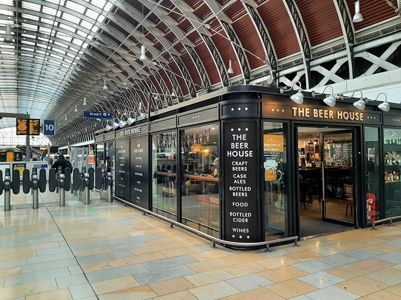 london paddington station beer house