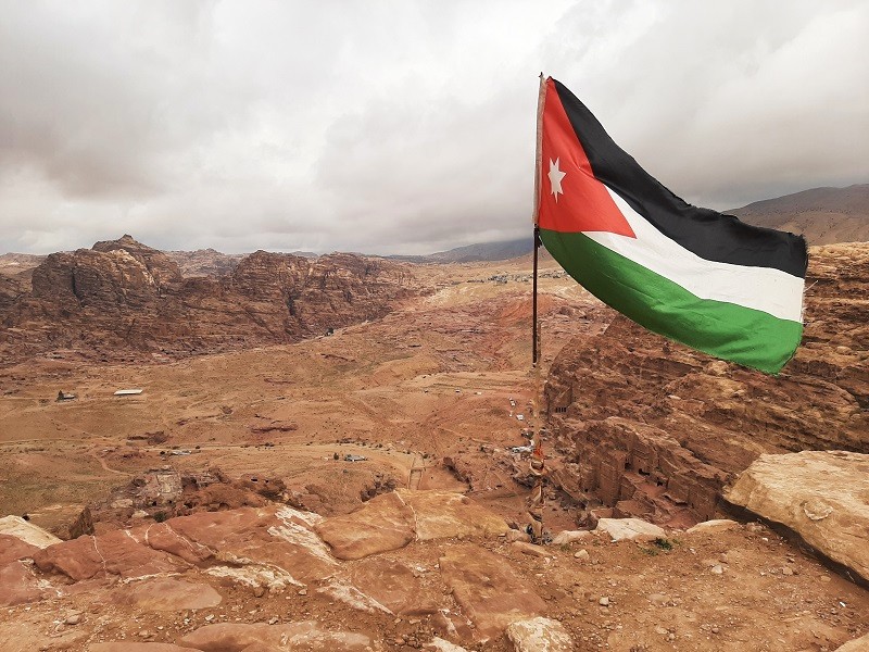 jordan guide flag petra trip report travel