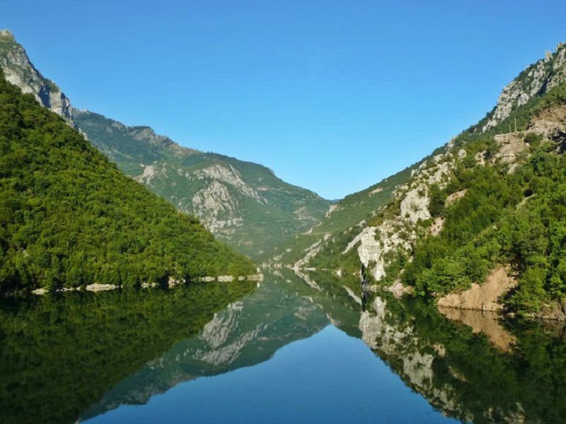 Lake Koman Albania