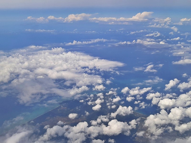 plane view italy