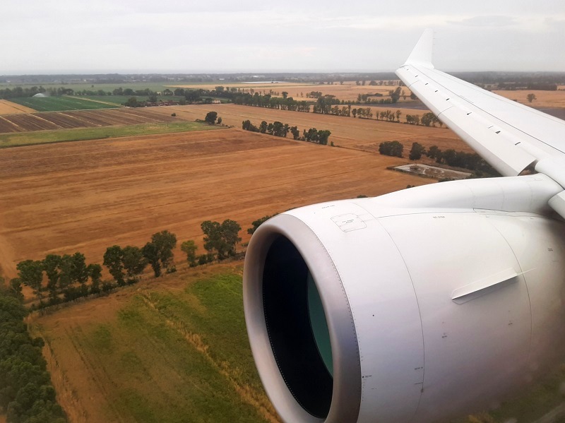 flight milan rome landing fiumicino airport airbus a220 ita airways