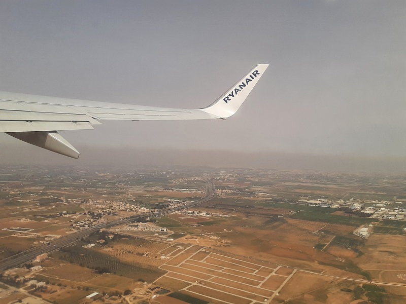 ryanair take-off amman