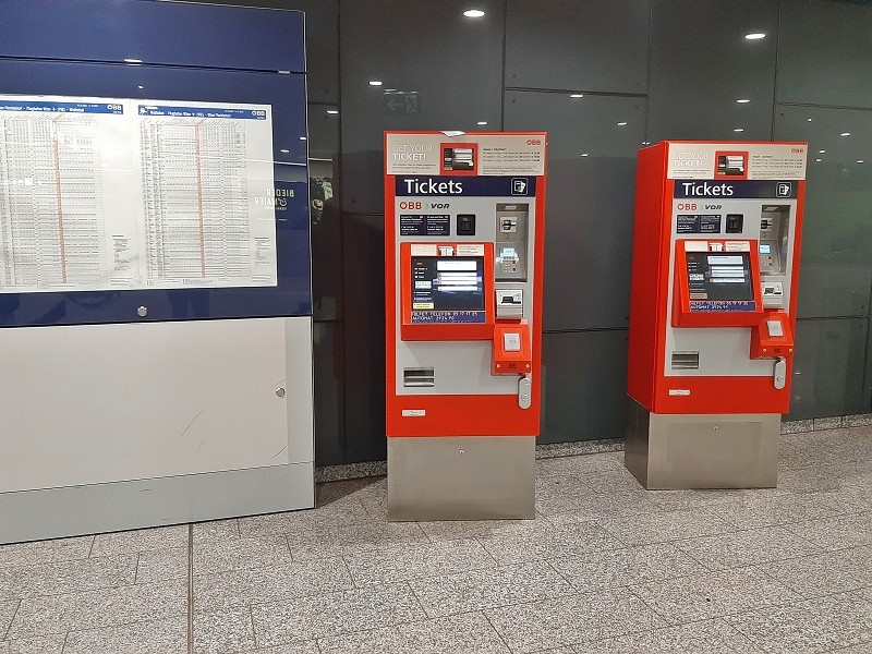 train ticket machines