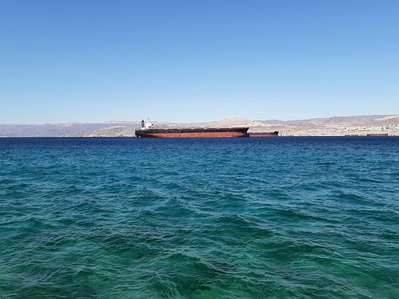 shipping traffic gulf of aqaba red sea