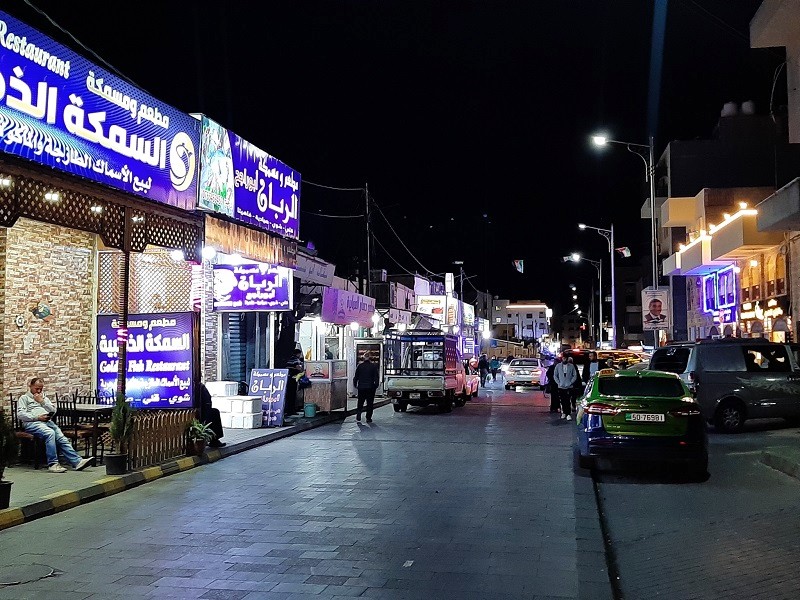 al-afran street fish market aqaba