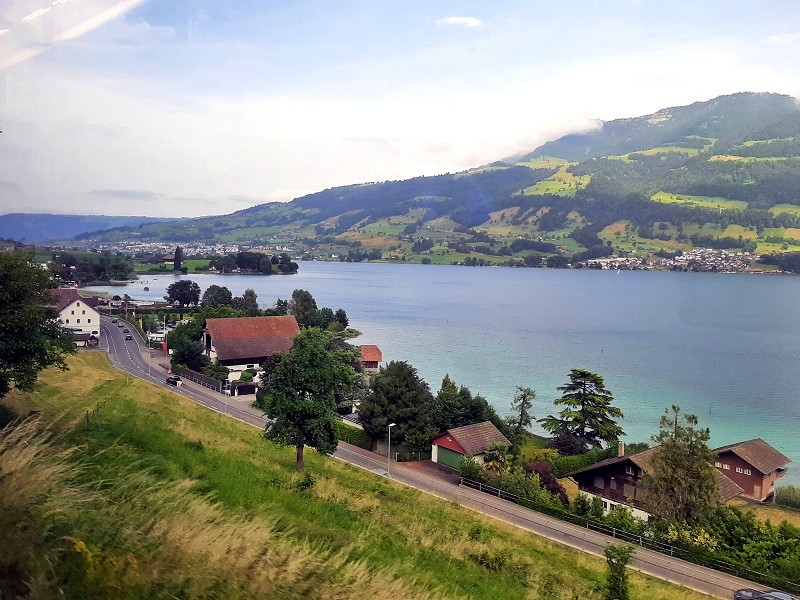 lucerne arth-goldau train scenery