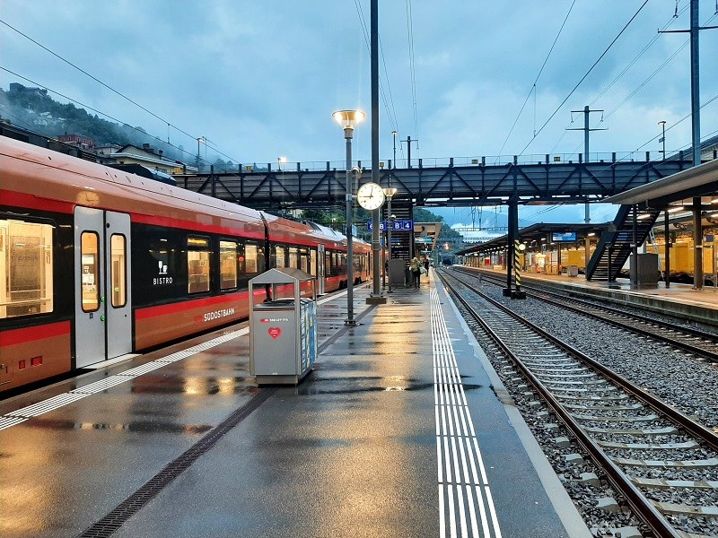 gotthard line interregio train lucerne bellinzona