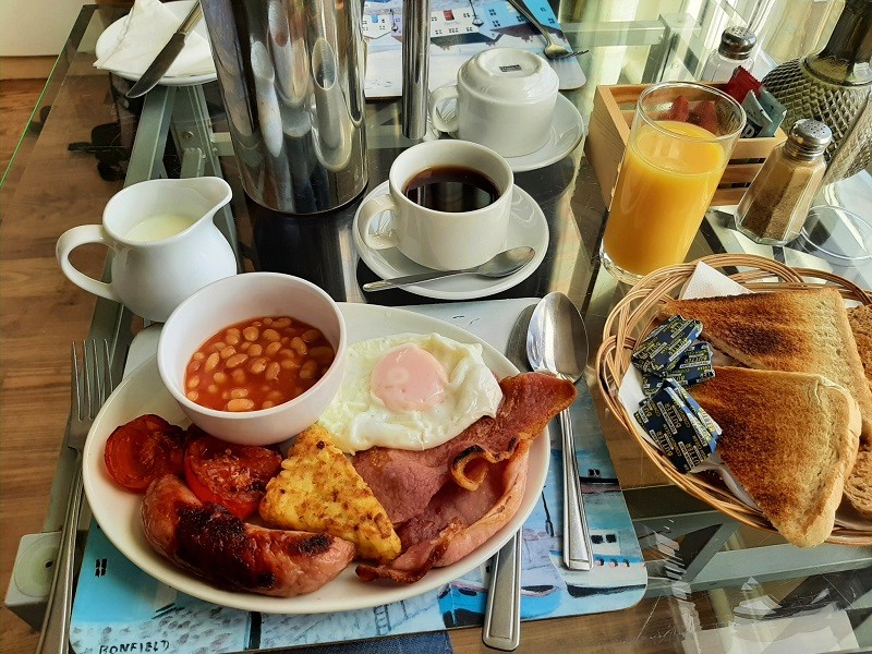 full english breakfast dock inn penzance