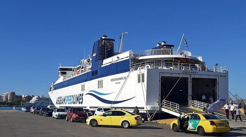 speedrunner III ferry aegean speed lines piraeus serifos sifnos