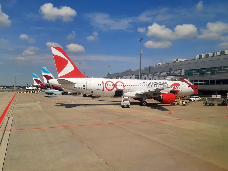 czech airlines CSA prague airport