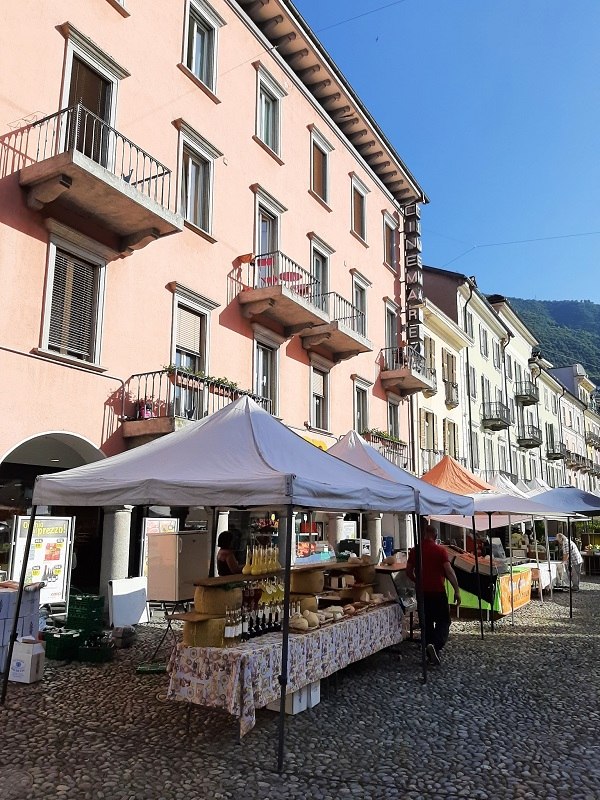 market stalls