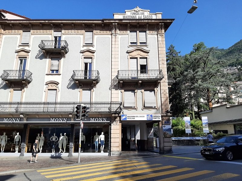 locarno Madonna del Sasso funicular city centre station