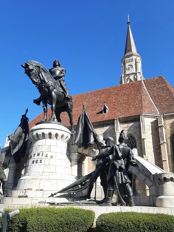 corvinus statue cluj-napoca