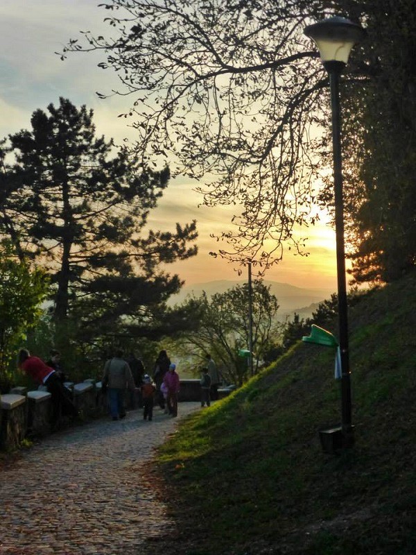 Cetățuia Park sunset