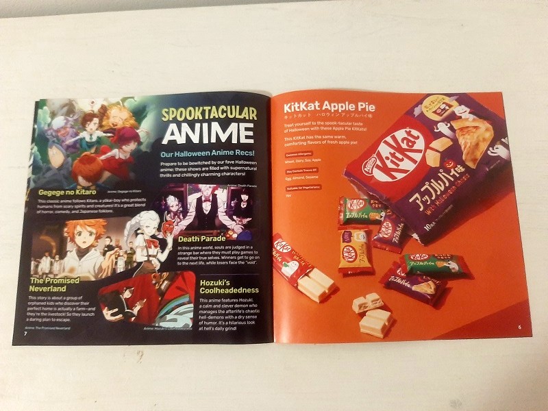 tokyotreat japan snack box booklet