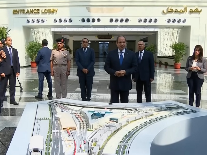 al-sisi bashtil station opening