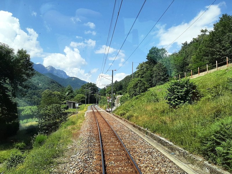 centovalli railway train locarno domodossola