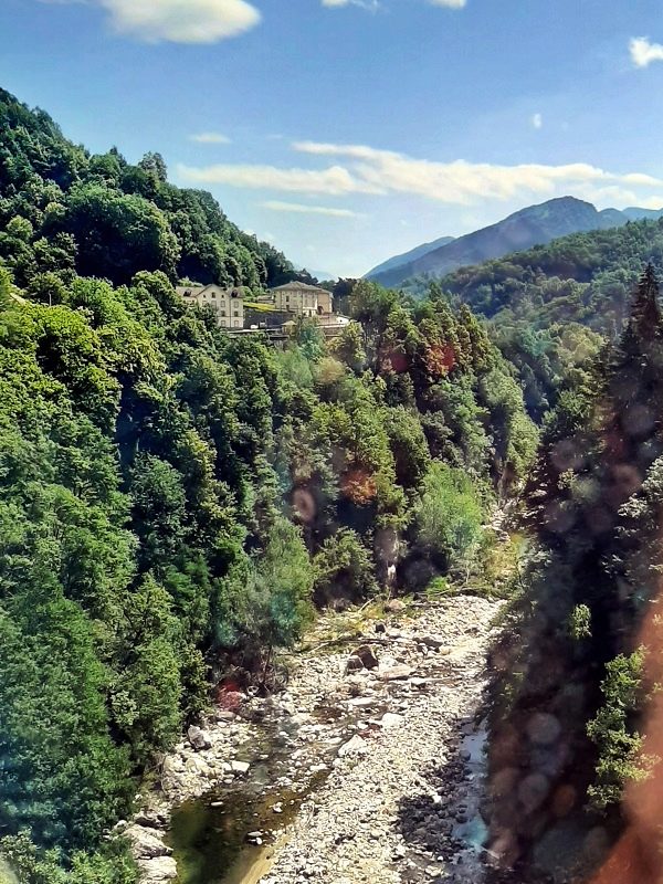 swiss-italian border view