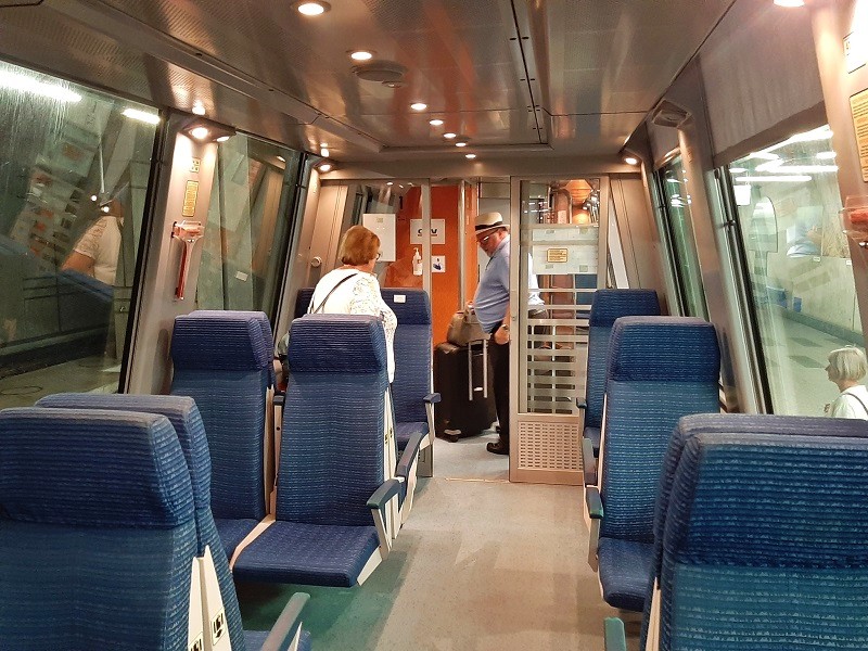 centovalli panorama train first class seats