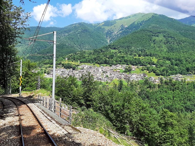 Coimo centovalli railway line train locarno domodossola