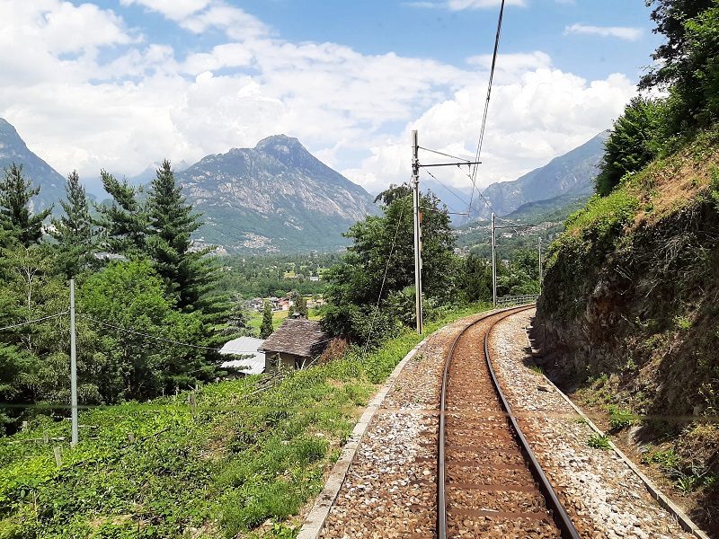 centovalli railway train domodossola