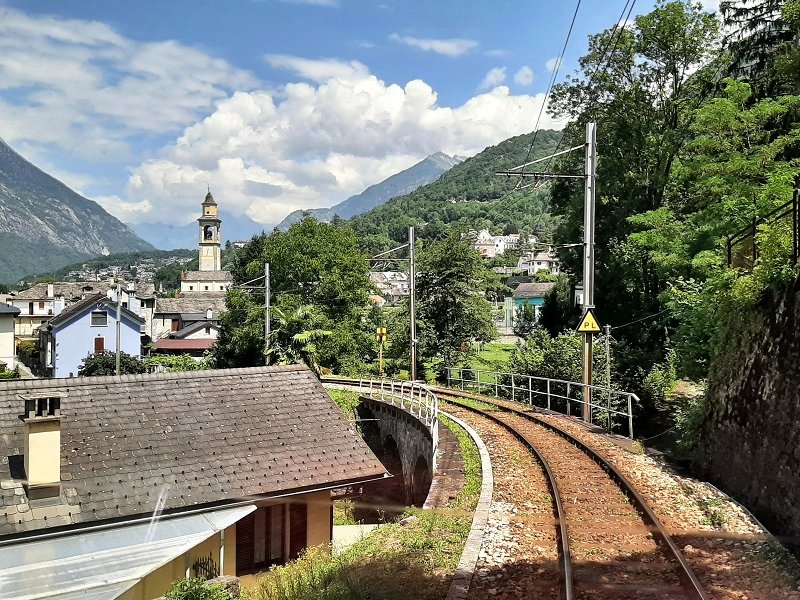 locarno domodossola train centovalli railway view masera