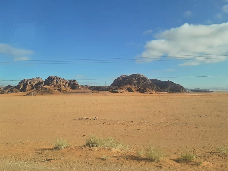 desert scenery wadi rum