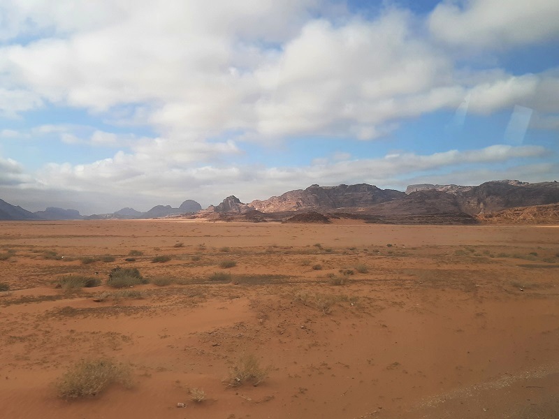 bus ride desert aqaba wadi rum petra