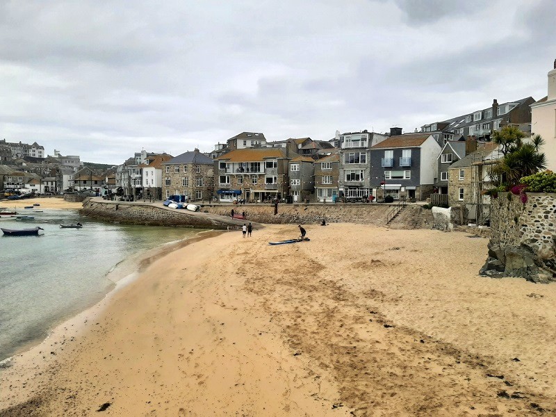 st ives harbour sand beach