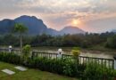 nam song river sunset vang vieng laos methanol tourist poisoning alcohol