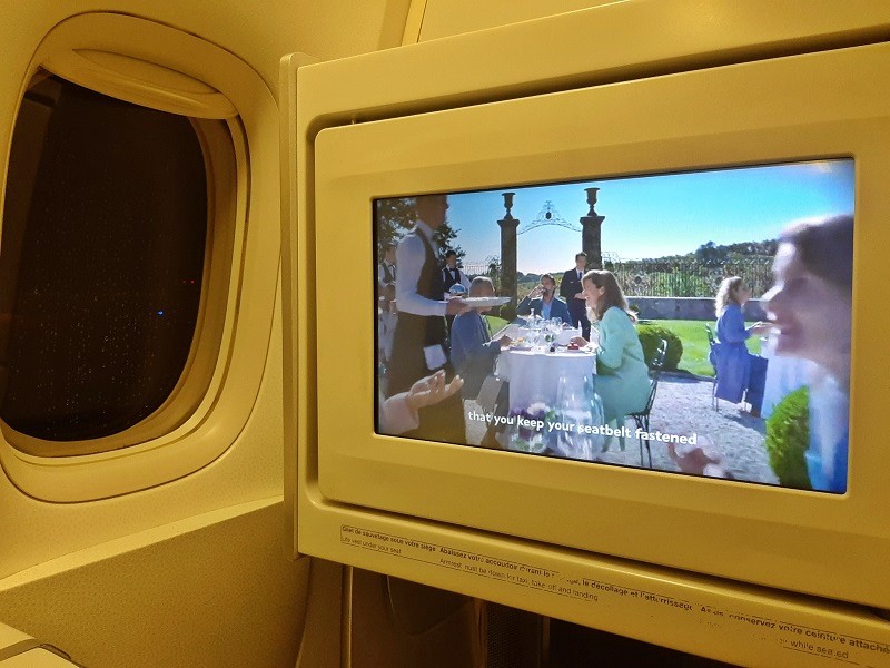 in-flight safety video