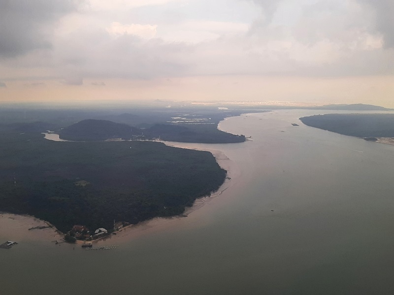 singapore changi airport final approach