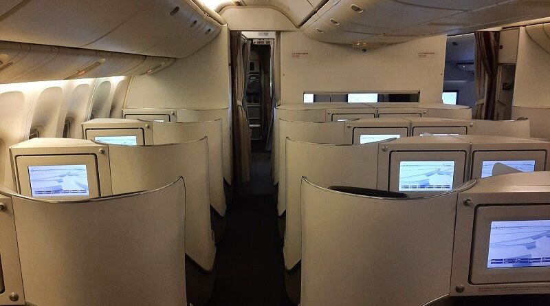 air france boeing 777 business class cabin