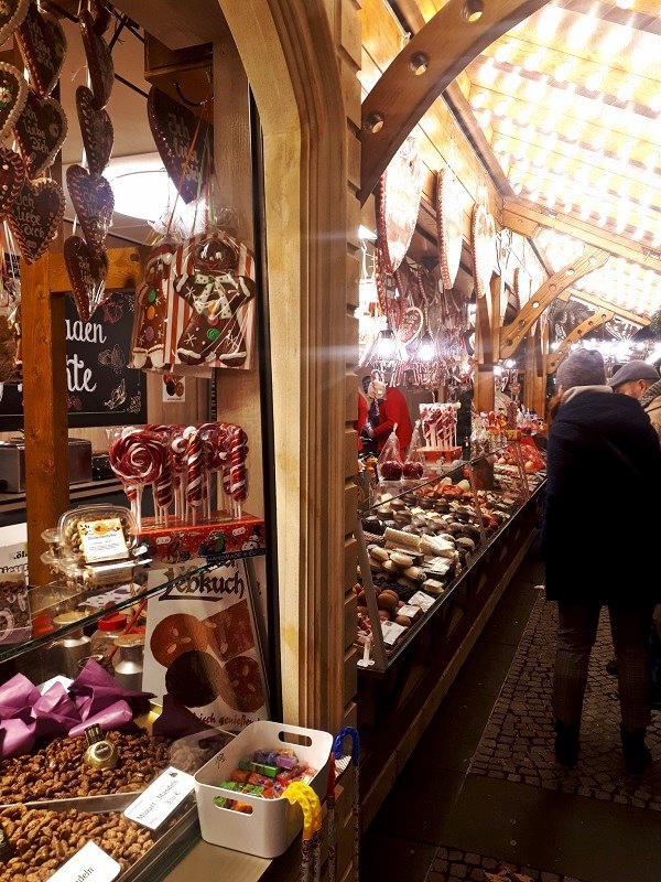 christmas market sweets candies