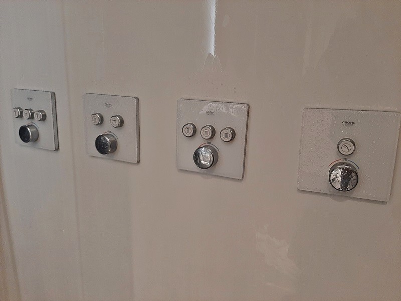 rain shower buttons