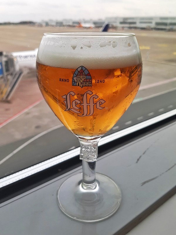 Leffe blonde brussels airport