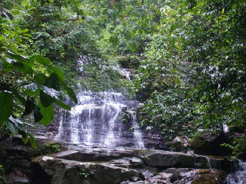 waterfall kubah national park