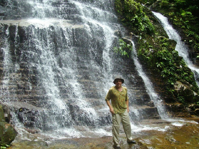 koen borneo waterfall kuching malaysia