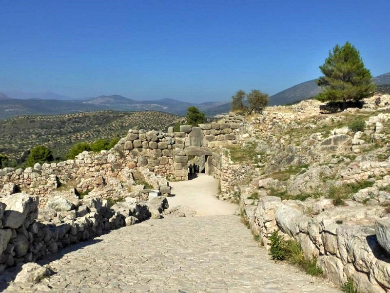 Ancient Mycenae Peloponnese Greece