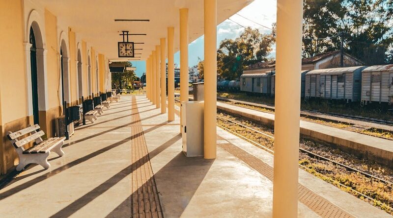 pyrgos statin peloponnese railway