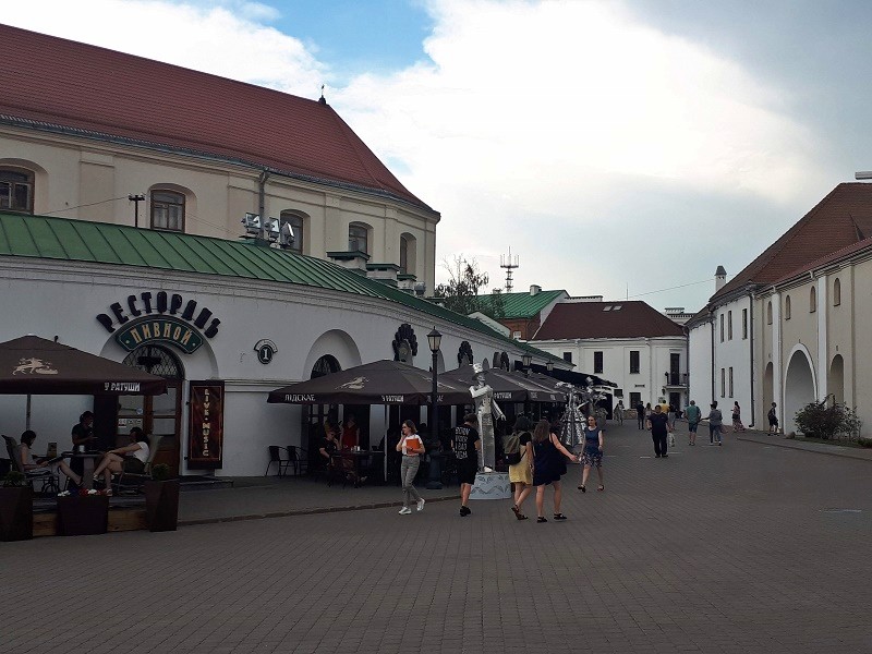 pedestrian street minsk old town