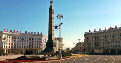 ploshchad pobedy victory square minsk belarus